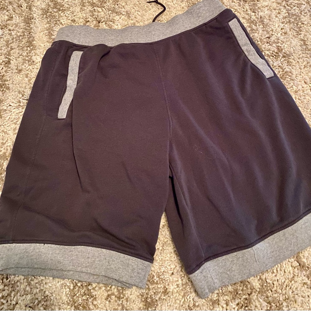 Nike Men's Black and Gray Athletic Shorts